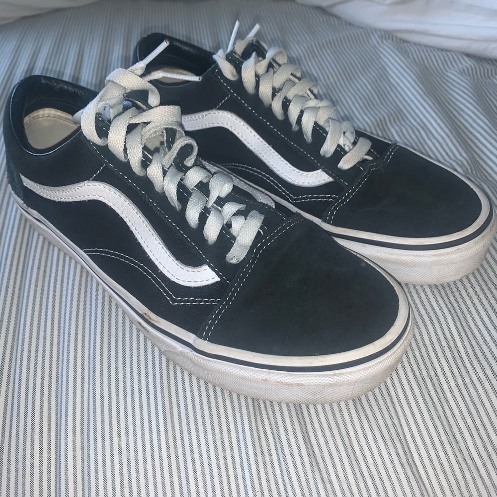 Old Skool black &white vans